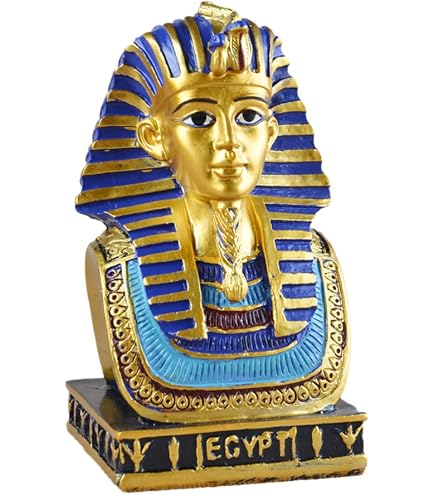 Amazon.co.jp: 古代エジプト王ツタンカーメンの置物像ホームアートの